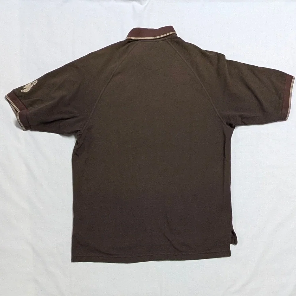 Nike Team Wyoming Cowboys Men Brown Polo Shirt Medium NCAA Collegiate Sportswear